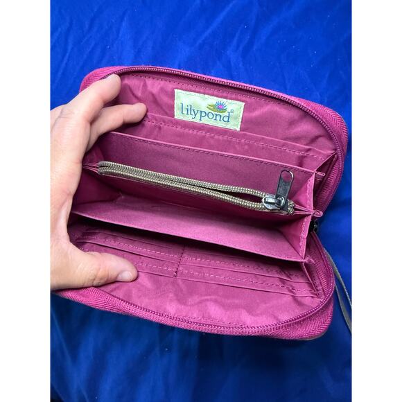 Lily pond canvas carry wallet western chore cowgirl casual everyday - Picture 3 of 7